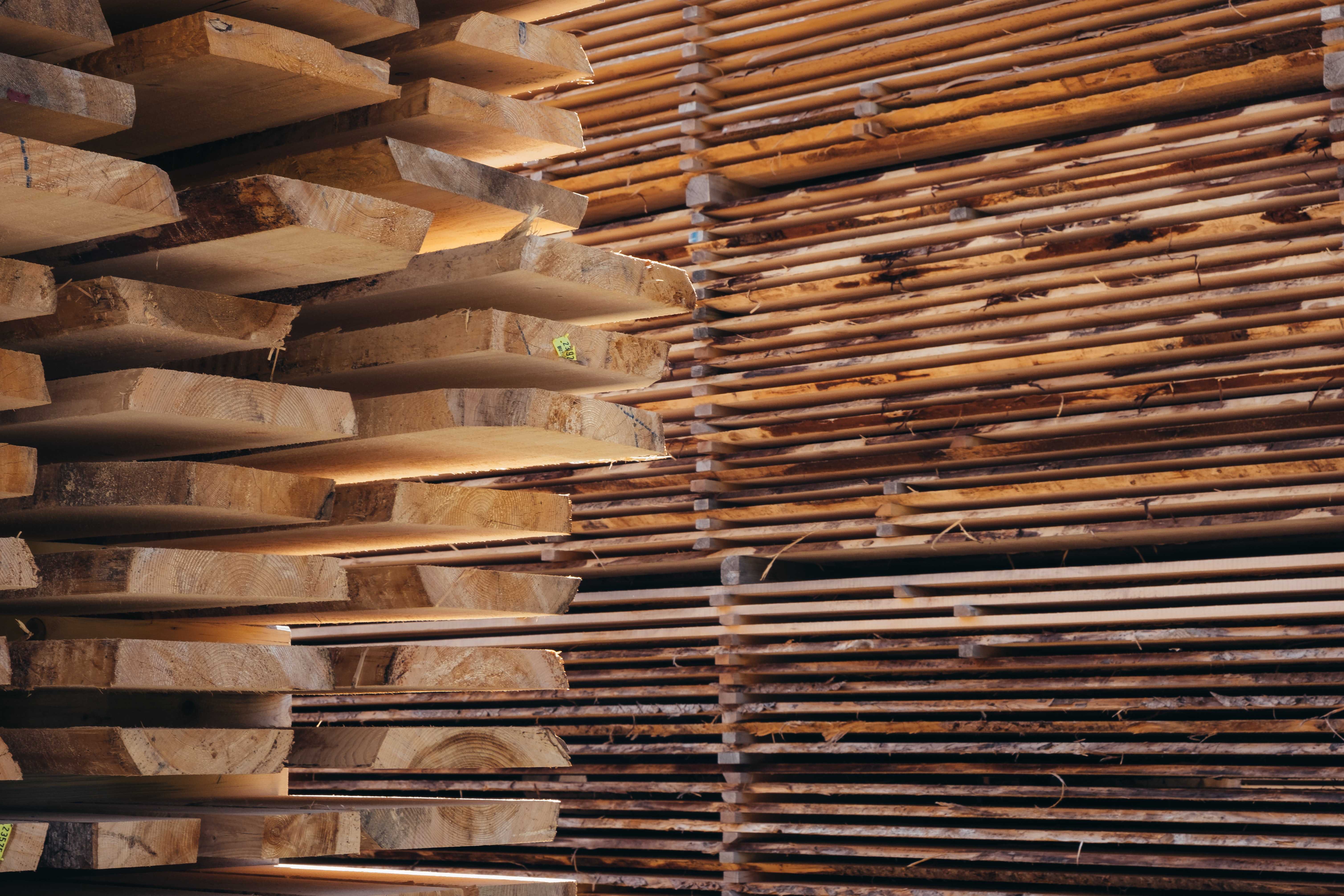 Wood Sheets in mill